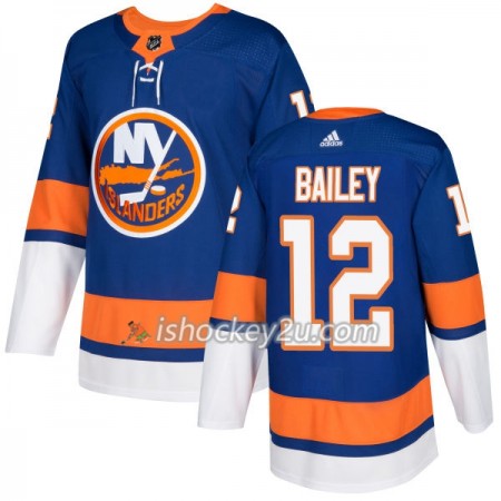 Mænd NHL New York Islanders Trøje Josh Bailey 12 Adidas 2017-2018 Royal Authentic